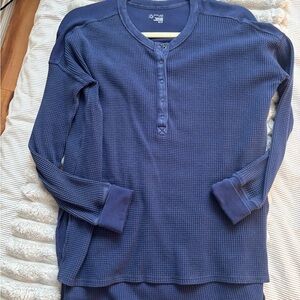 Aerie Henley Shirt XS
